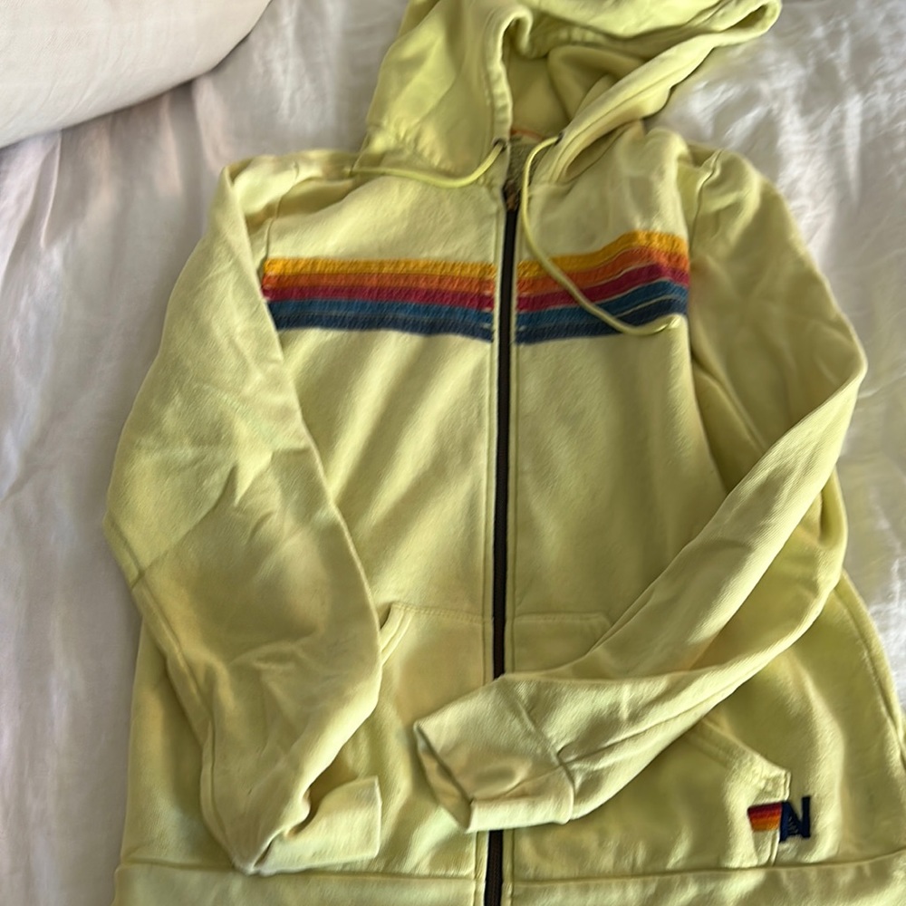 Aviator Nation Rare Yellow sweat set